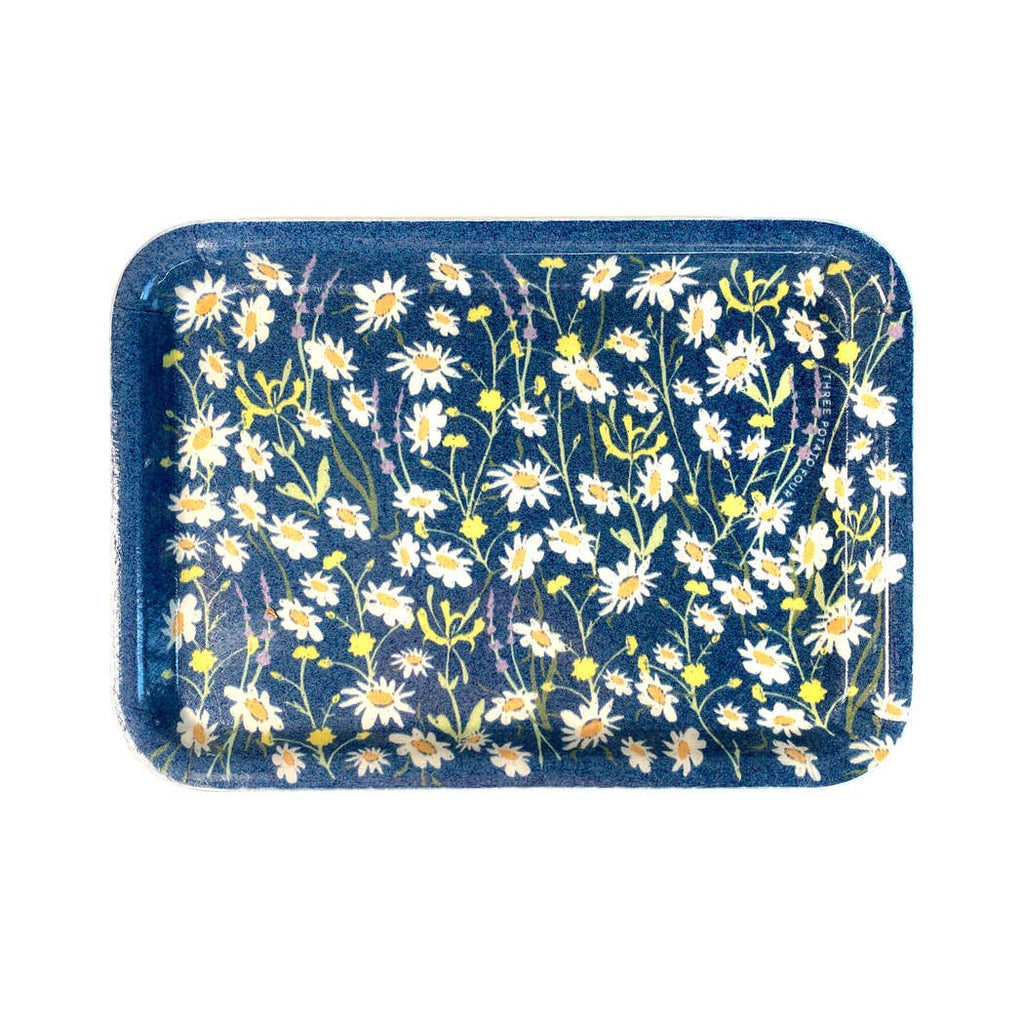 Small Daisy Garden Trinket Tray - Nested