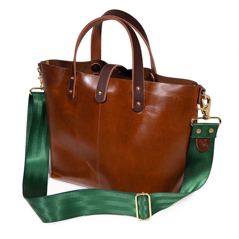 Leather Mini Tote - Nested