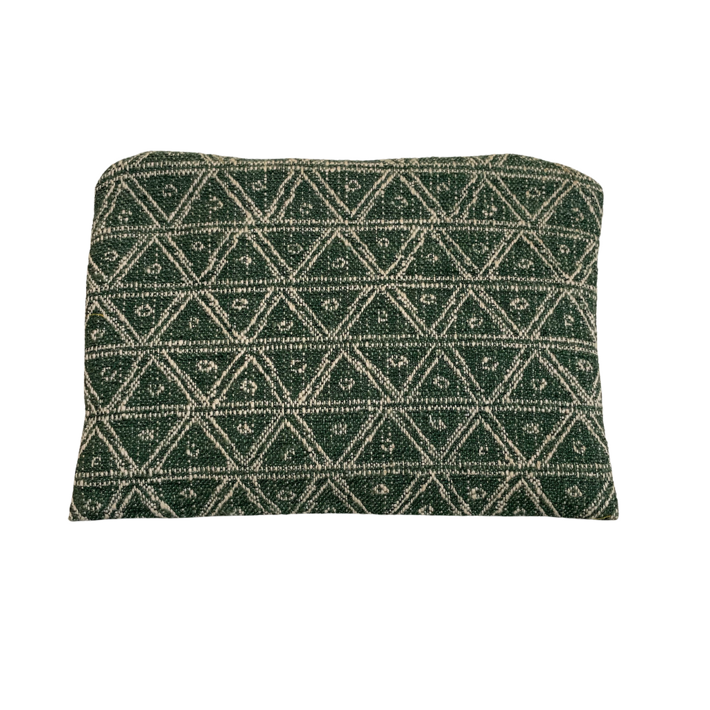 Pouch in Green Triangles - NESTED