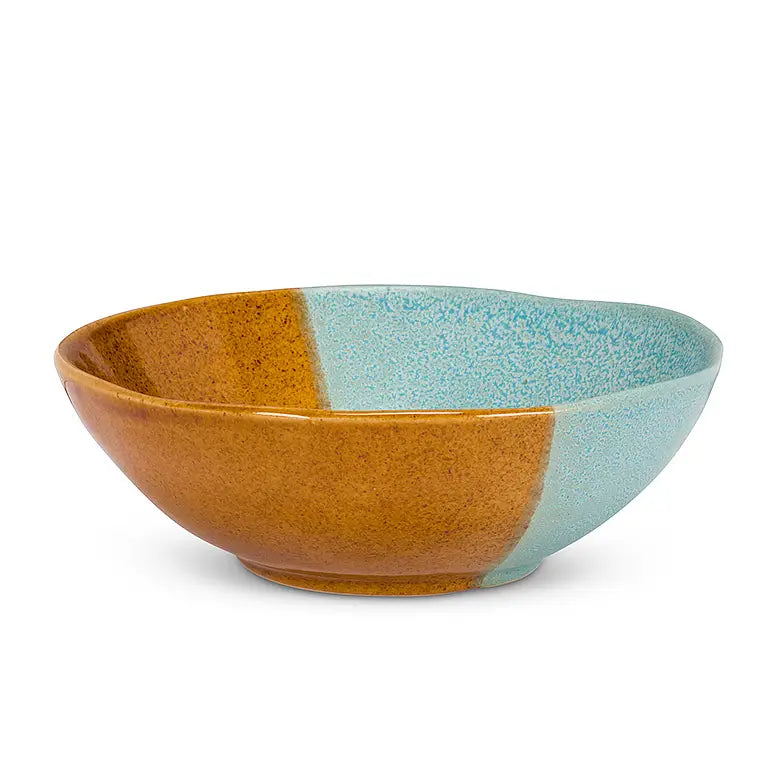 Blue and Brown Small Bowl - Nested