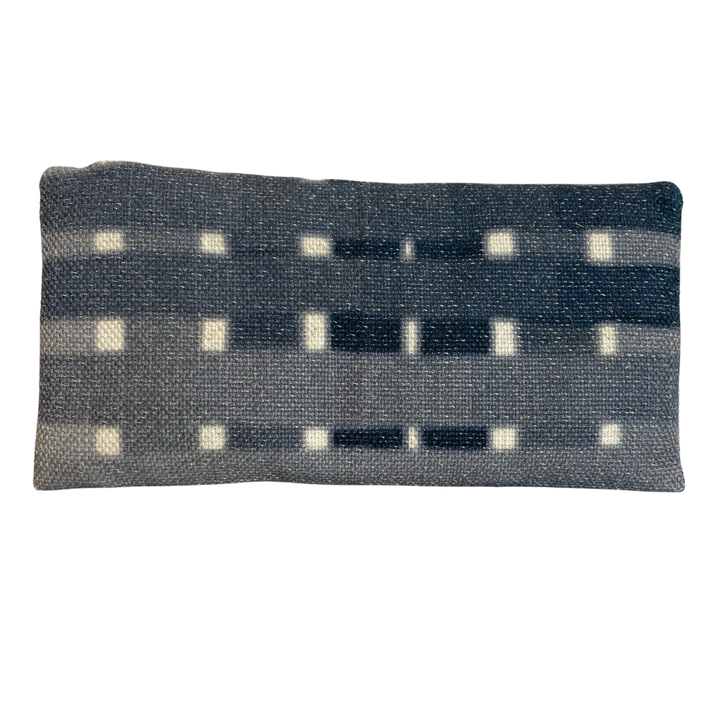 Pouch in Blue & White Grid - NESTED