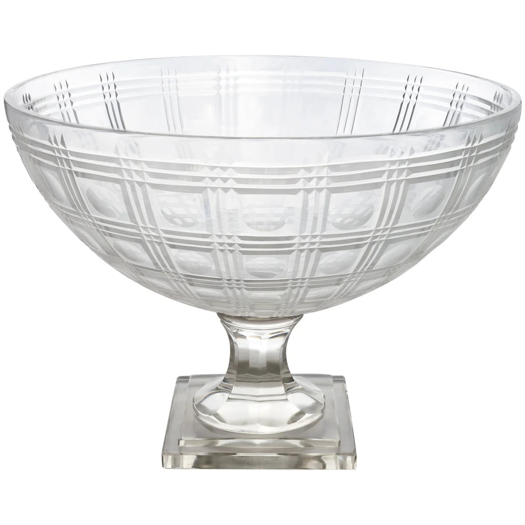 Clear Footed Bowl - Nested