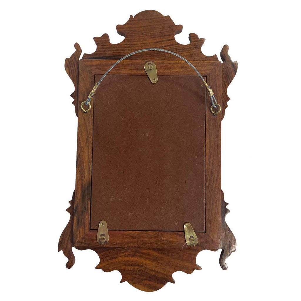 Wood Colonial Style Chippendale Mirror - Nested