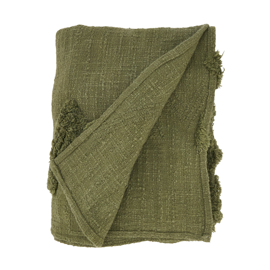 Chic Tufted Textured Throw - Nested Designs