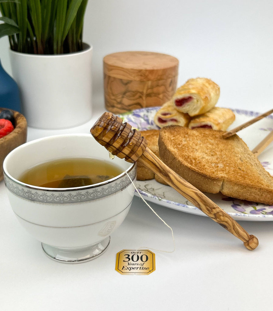 Olive Wood Honey Dipper - Nested Designs