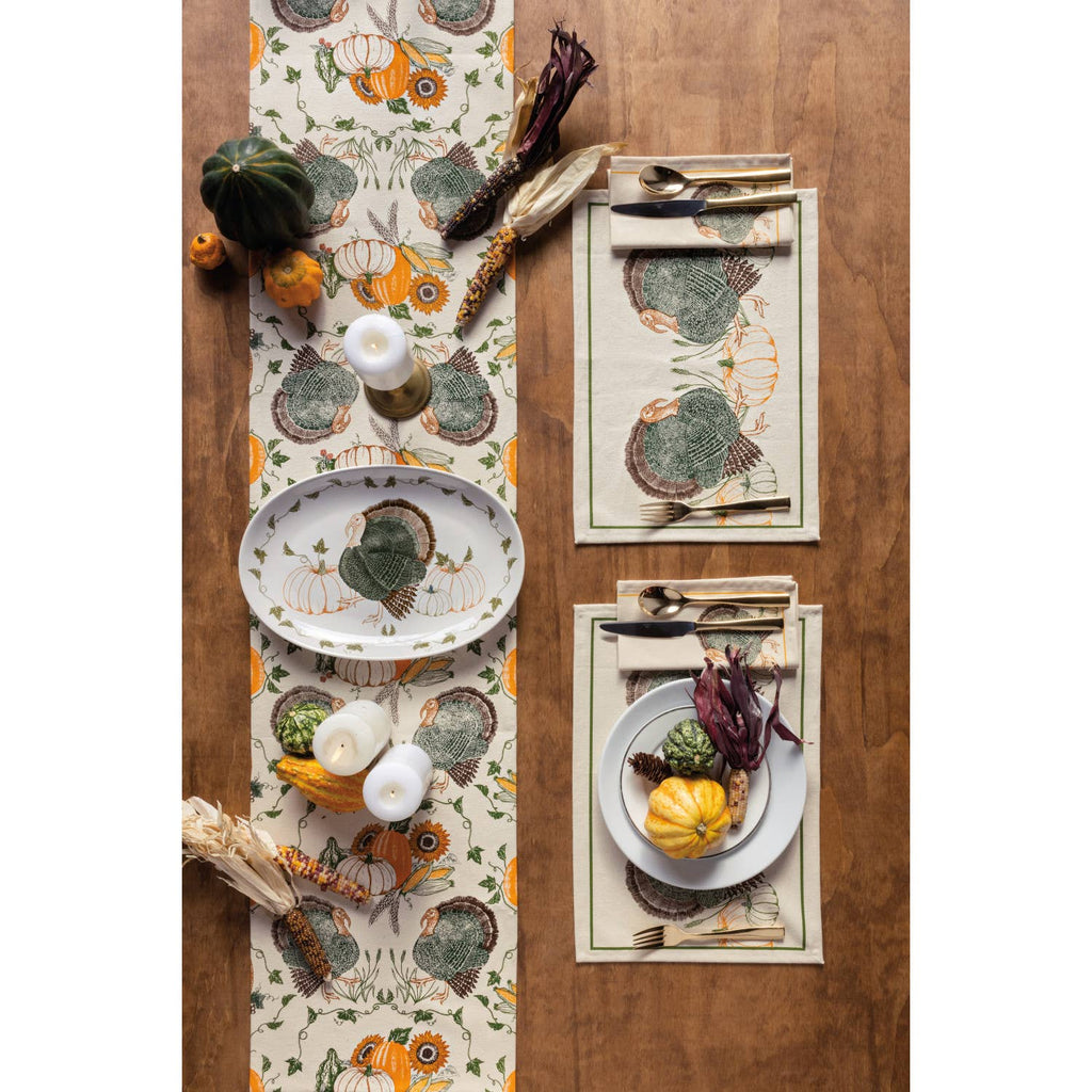 Now Designs Cornucopia Printed Table Runner - Nested Designs