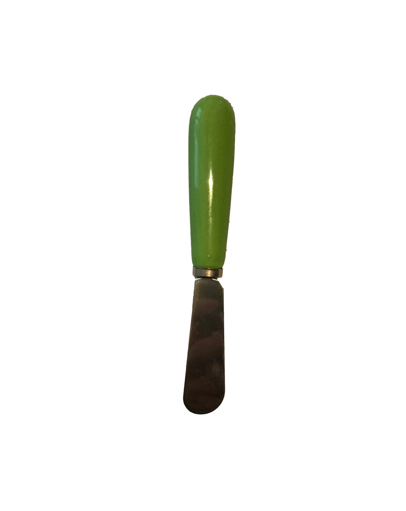 Lime Green Ceramic Spreader Knife - Nested Designs
