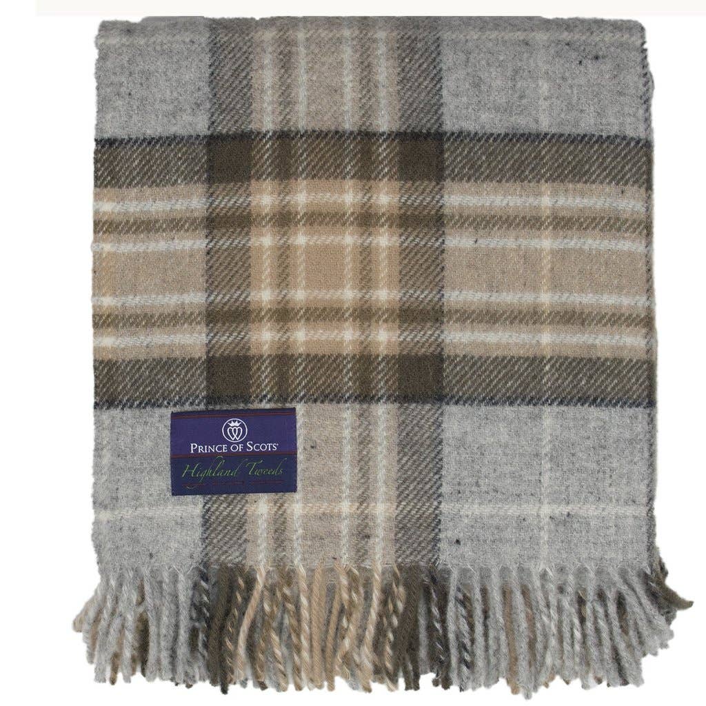 McKellar Wool Fluffy Throw - Nested