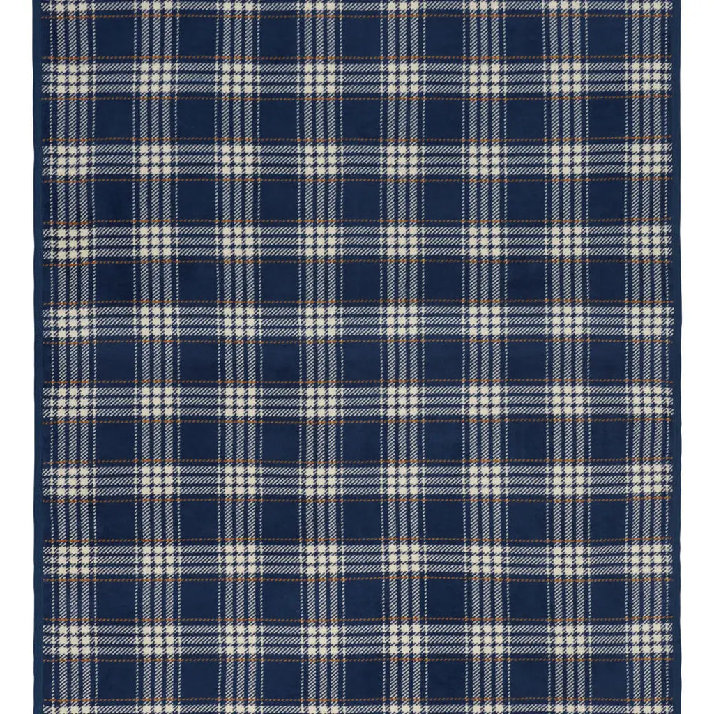 Autumn Plaid Vintage Blanket - Nested