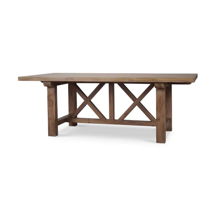 Silvia Reclaimed Teak Dining Table - Nested