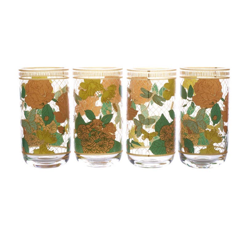 Vintage Vibe Glassware - Nested