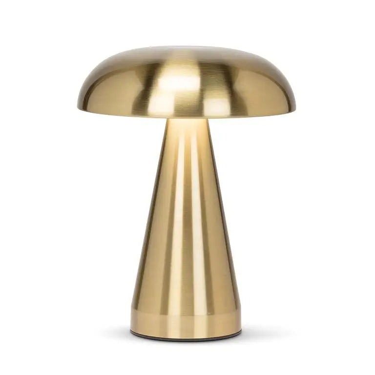 Metallic Mushroom Led Table Lamp - Nested