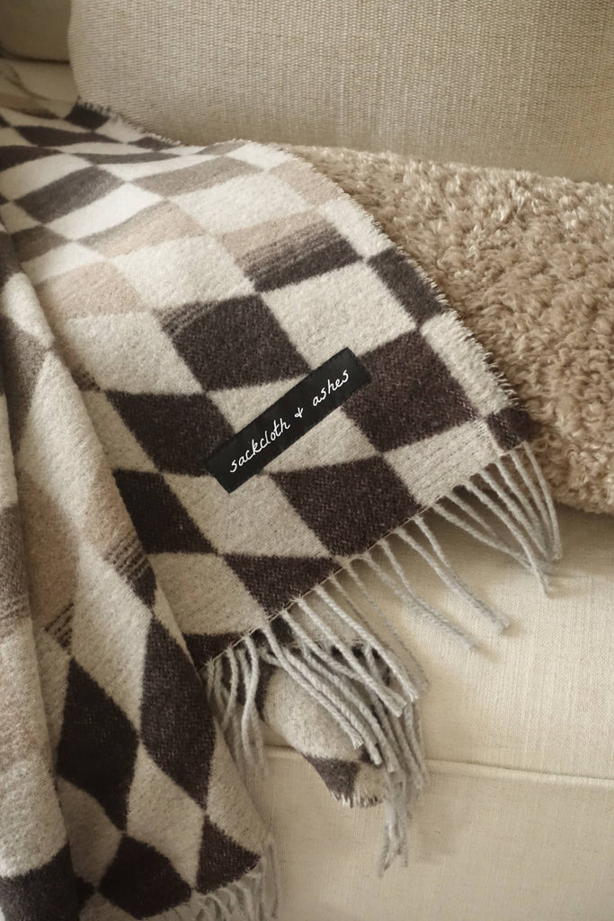 Checkered Topanga Throw - Nested