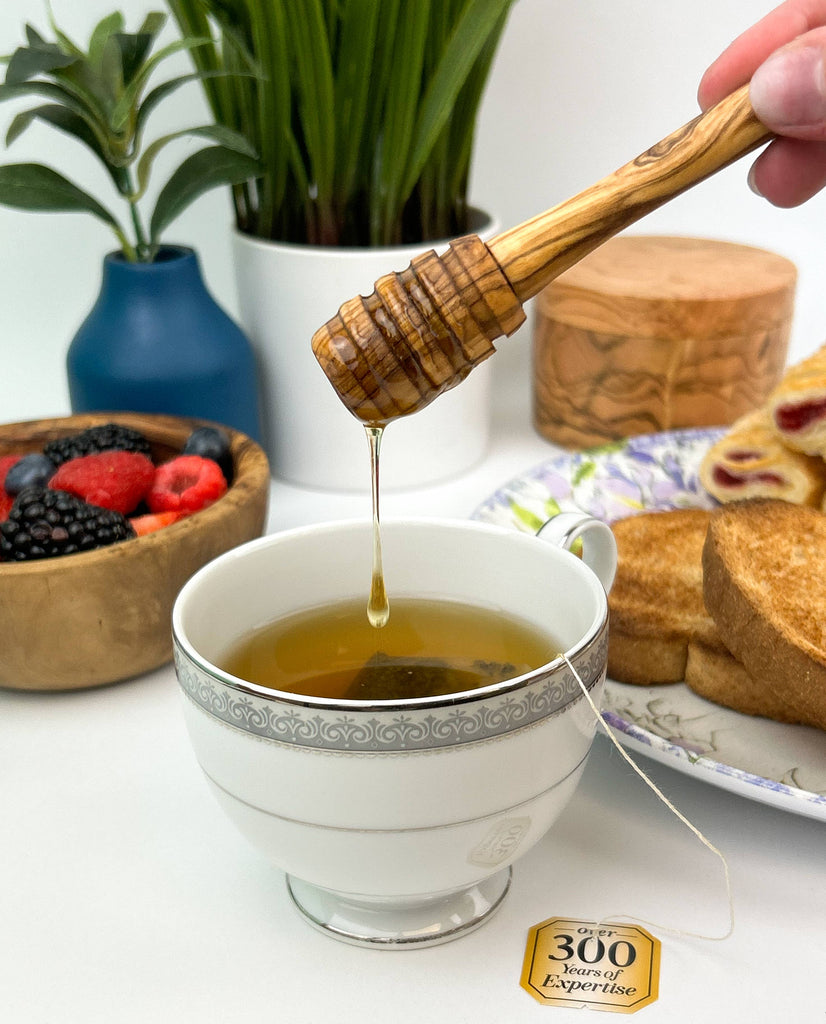 Olive Wood Honey Dipper - Nested Designs