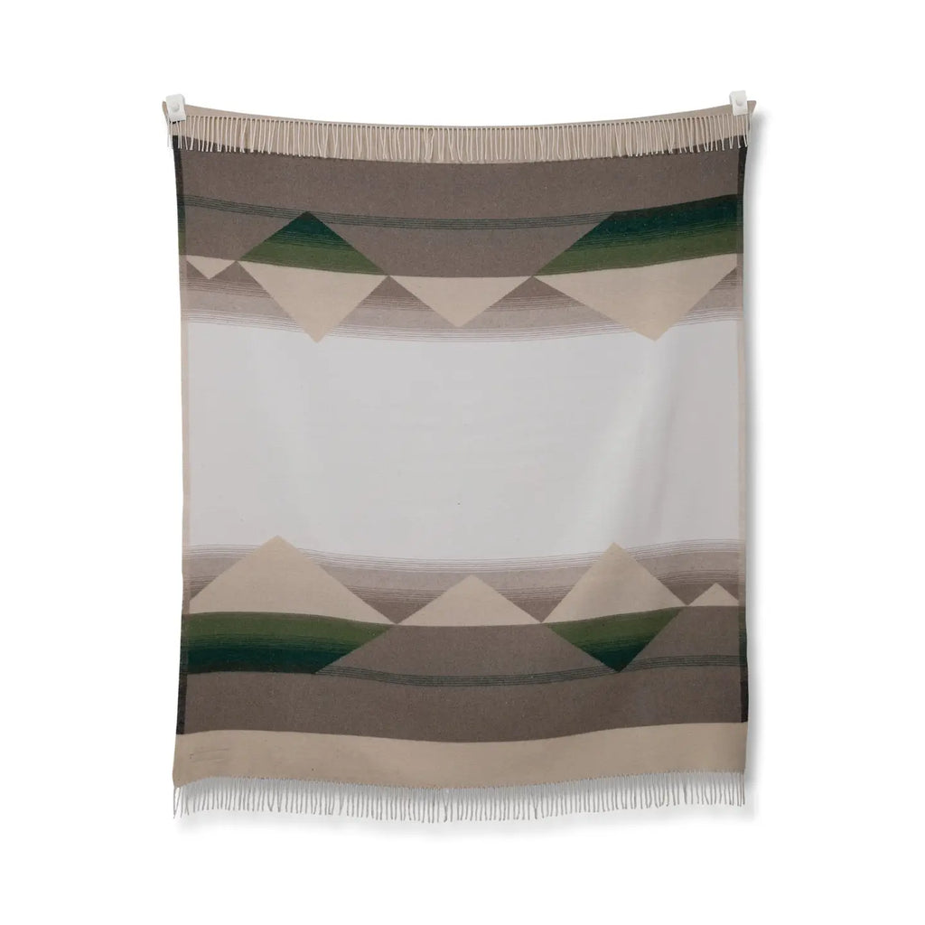 Wool Mountain Timber Throw Blanket - Nested