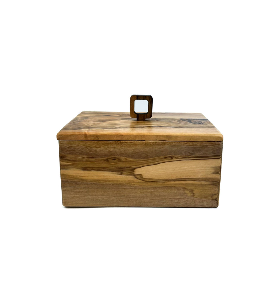 Olive Wood Jewelry Box - Nested Designs