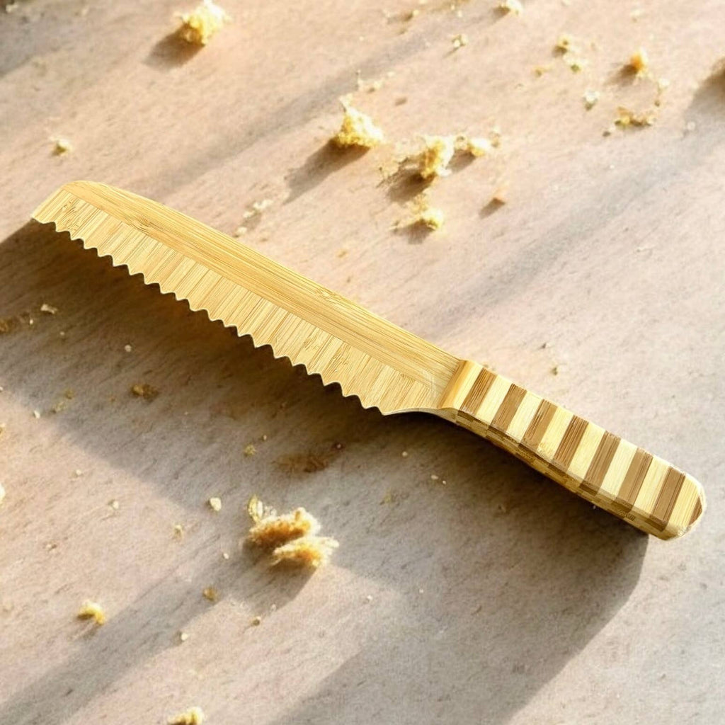 Bamboo Bread Knife - Nested Designs