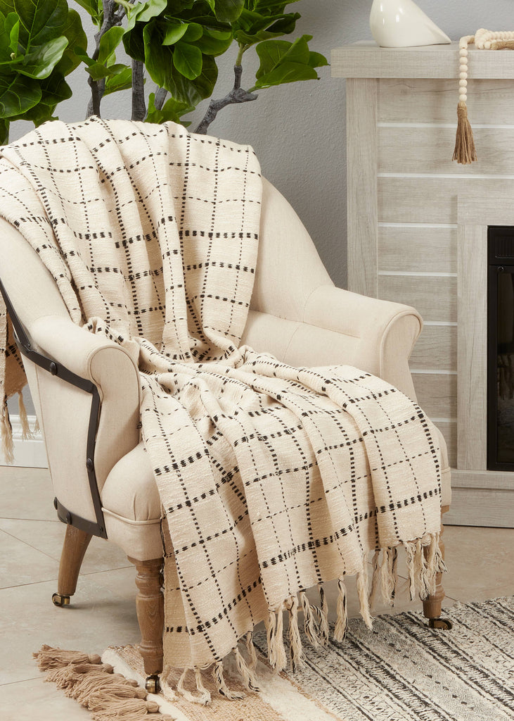 Dashed Line Throw - Nested Designs