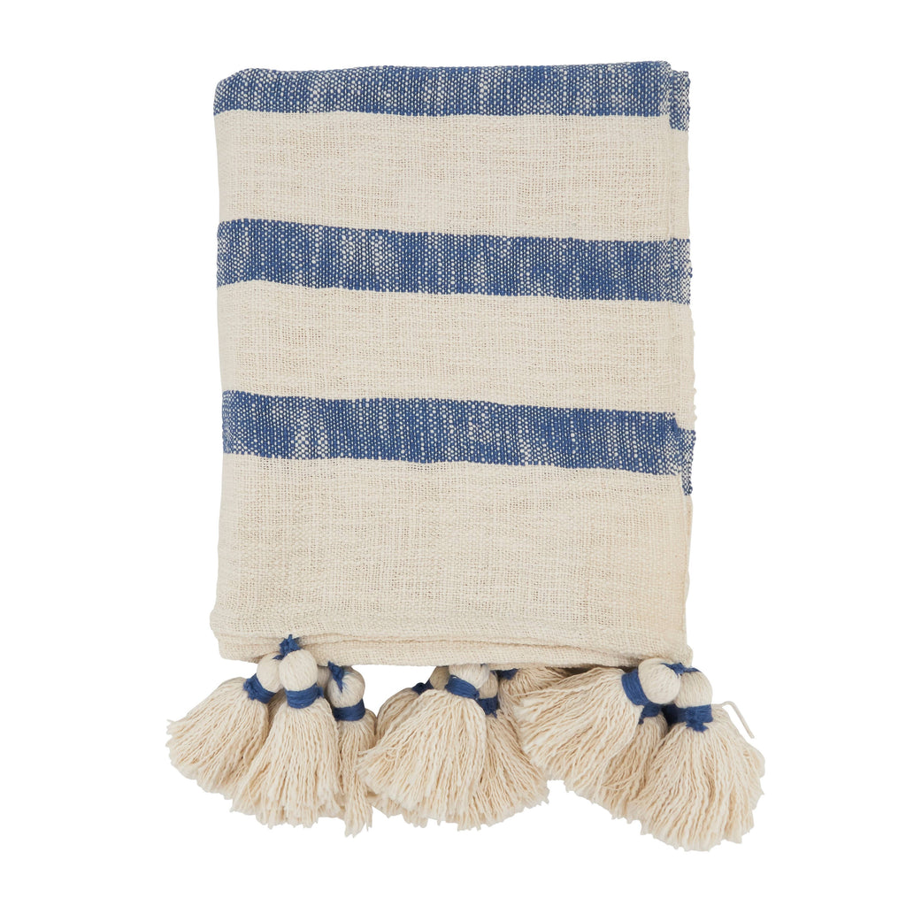 Stripe Tassel Throw - Nested Designs