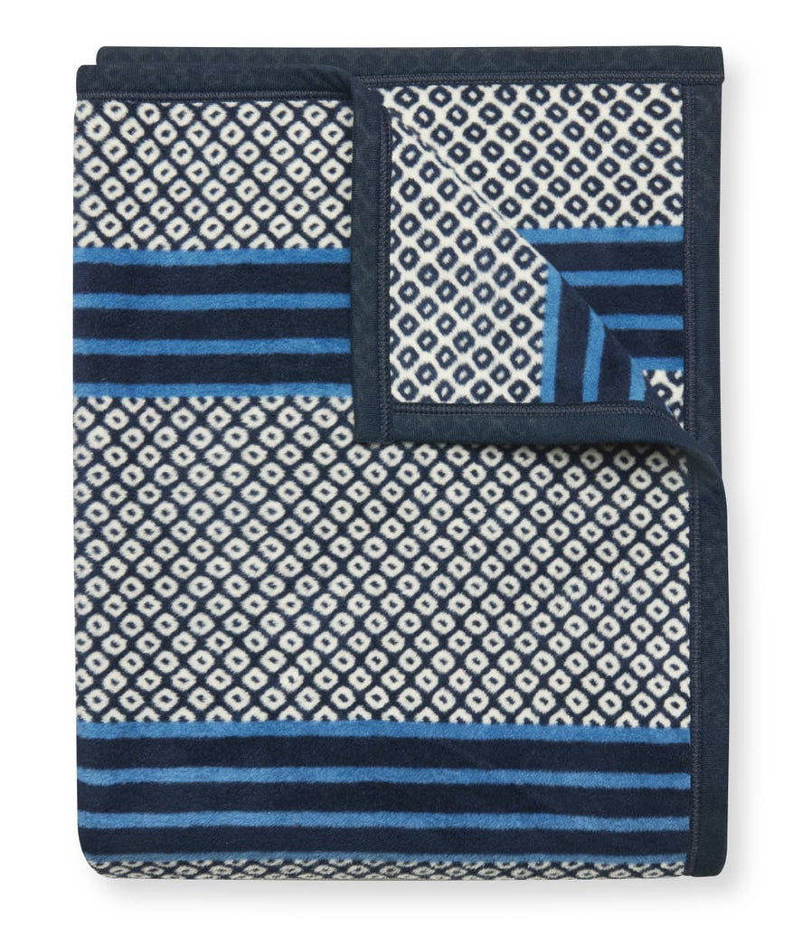 Captain's Classic Midnight Navy Blanket - Nested