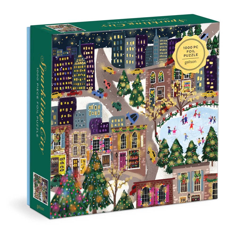 Sparkling City 1000 Piece Puzzle - Nested