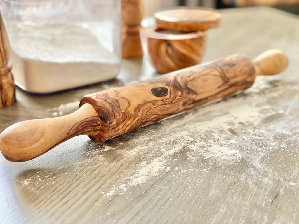 Olive Wood Rolling Pin - Nested