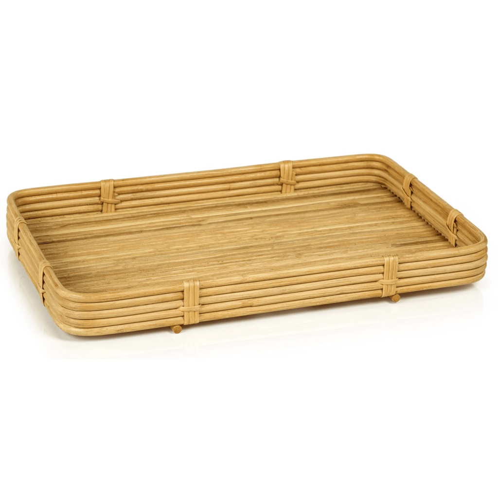 Avalon Rattan Serving Tray - Nested Designs