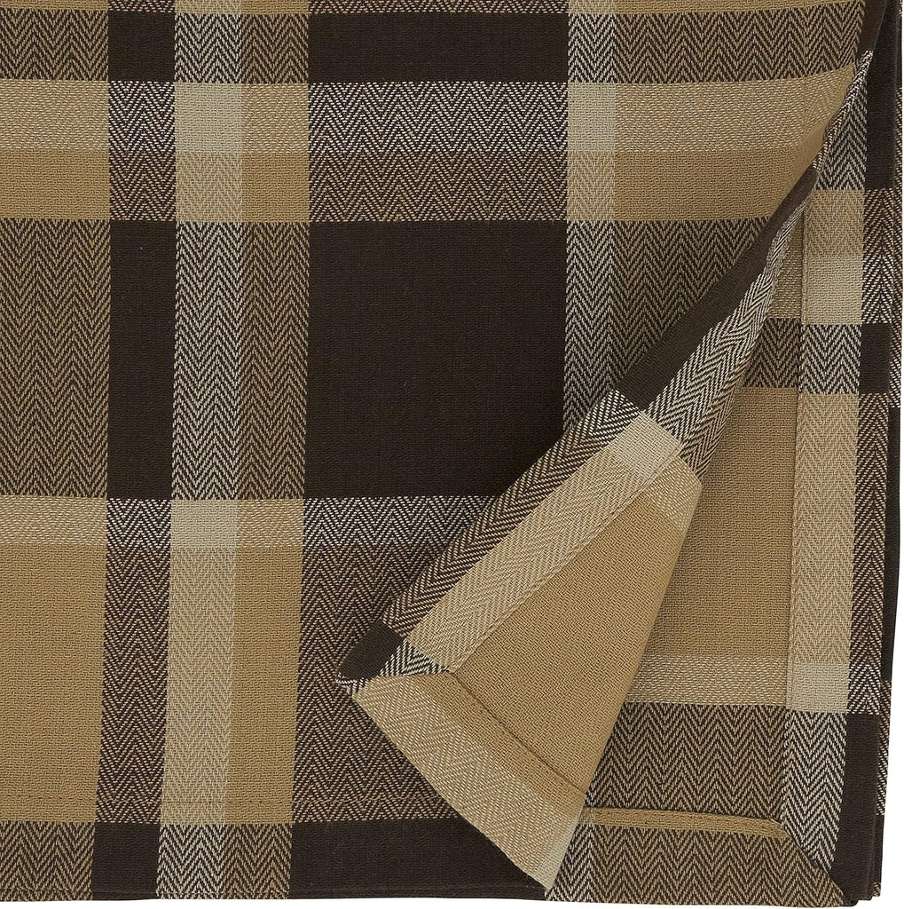 Brown Plaid Runner - Nested Design
