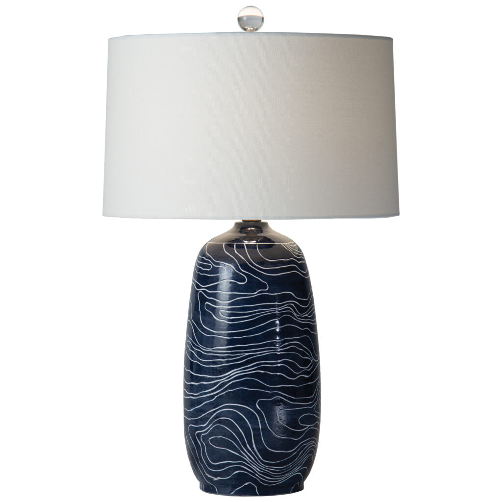 Claudette Blue Table Lamp - Nest Designs