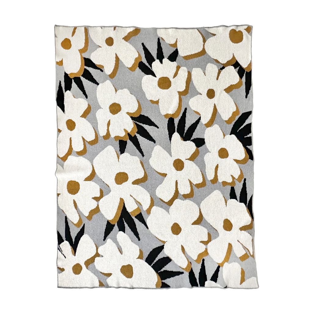 Desert Flower Throw in Dove - Nested