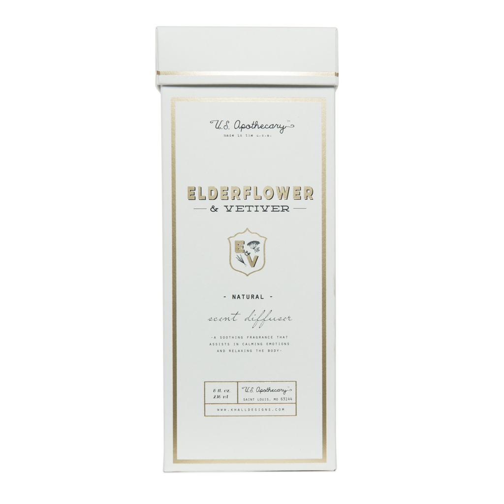 Elderflower and Vetiver Scent Diffuser Kit - Nested Design