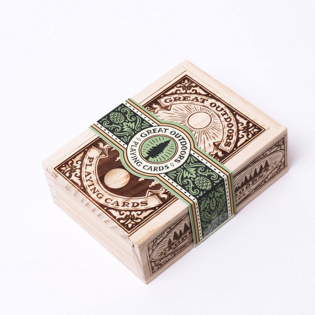 Great Outdoors Playing Cards - Nested Design