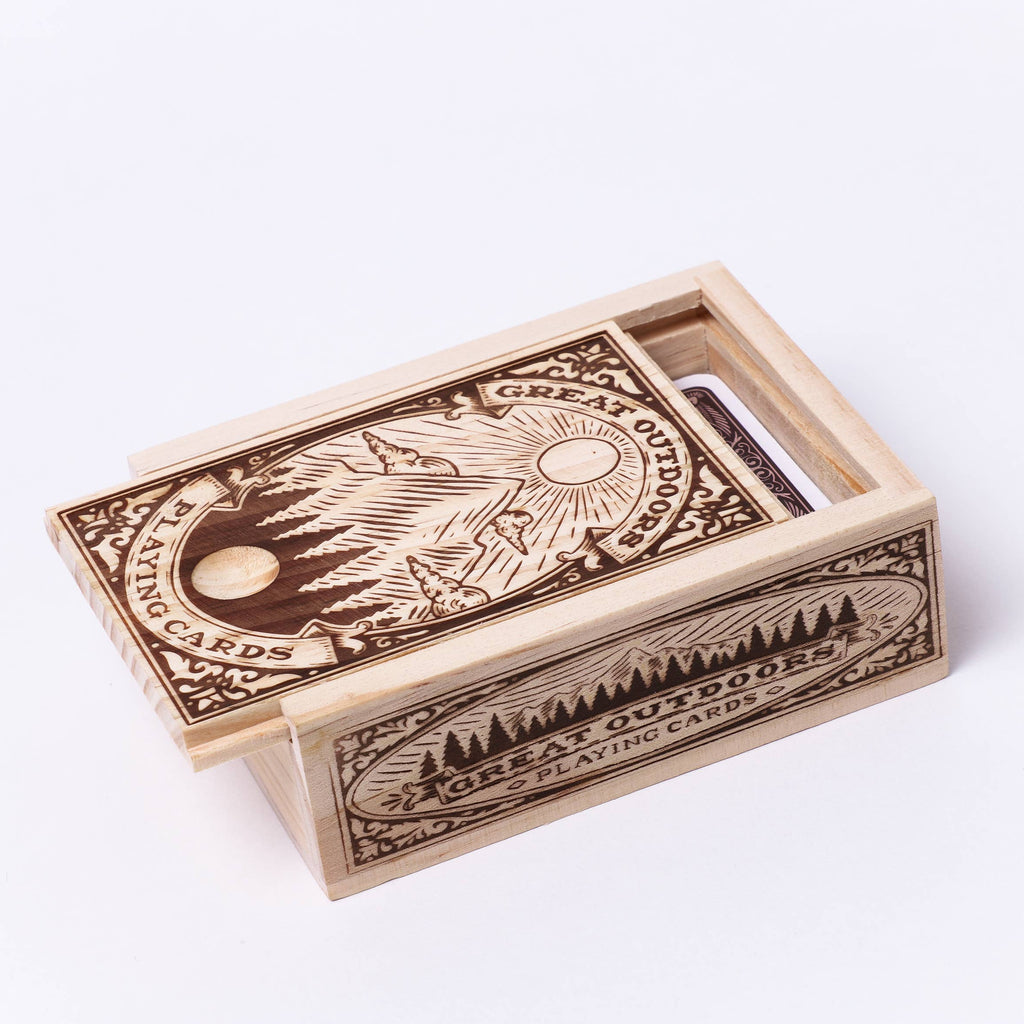 Great Outdoors Playing Cards - Nested Design