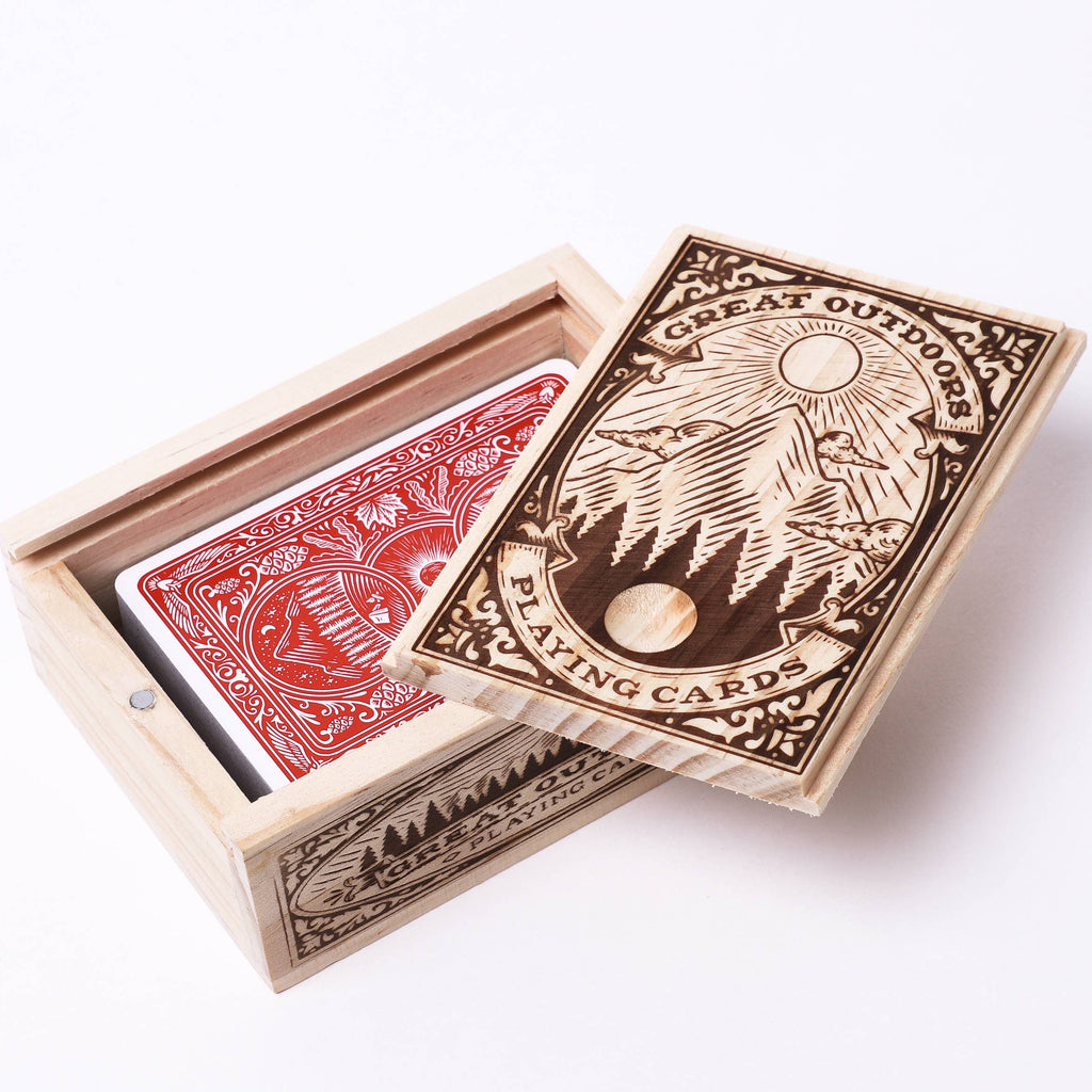 Great Outdoors Playing Cards - Nested Design