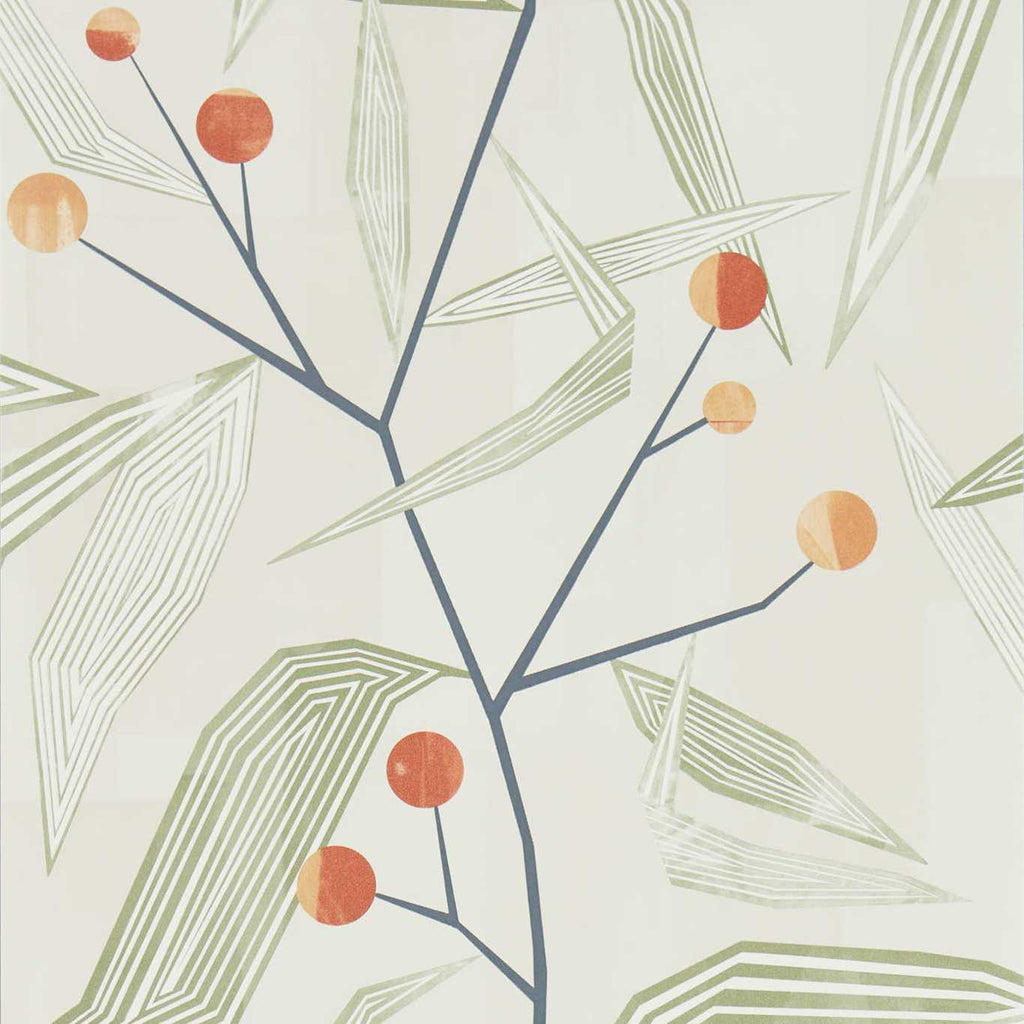 Entity Wallpaper - Brick/Ochre - Nested Designs