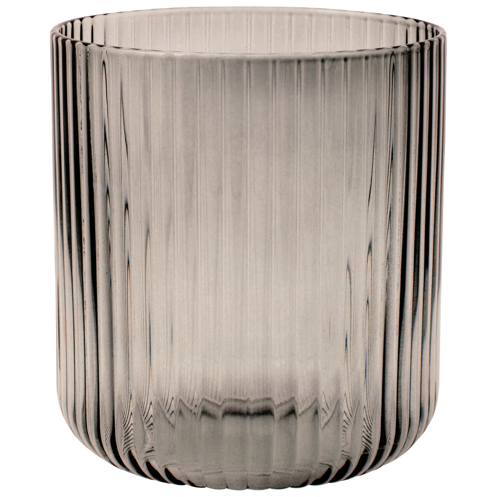 Fluted Glass 12 oz - Smoke - Nested Designs
