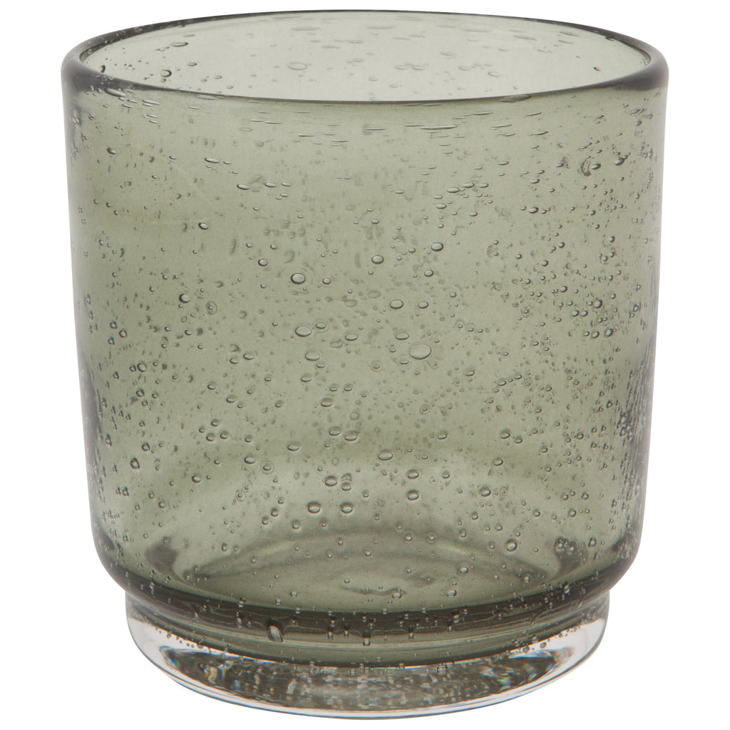Bubbled Glass 12 oz - Agave - Nested Designs