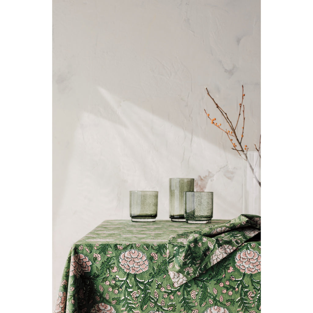 Bubbled Glass 12 oz - Agave - Nested Designs