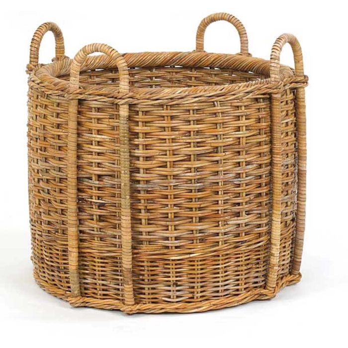 French Country Fireplace Basket - Nested 