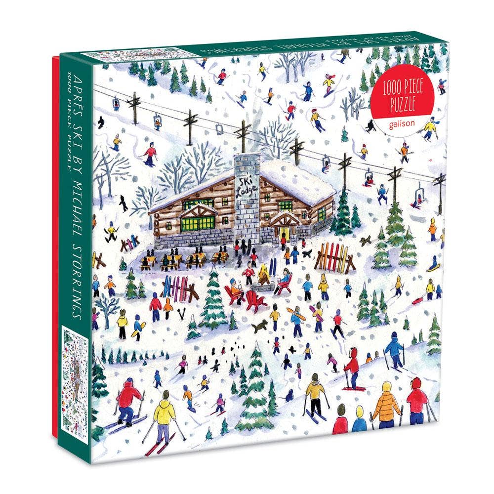 Michael Storrings Apres Ski 1000 Piece Puzzle - Nested Design