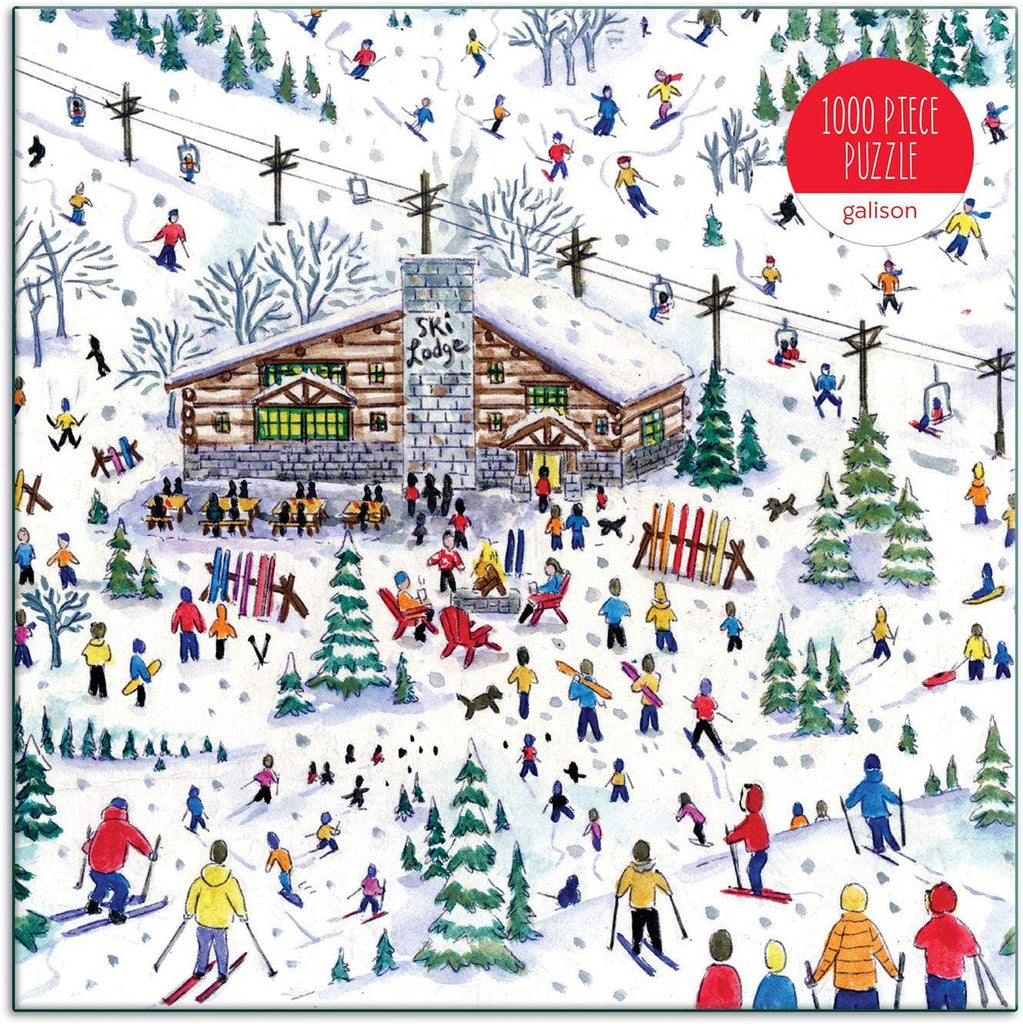 Michael Storrings Apres Ski 1000 Piece Puzzle - Nested Design