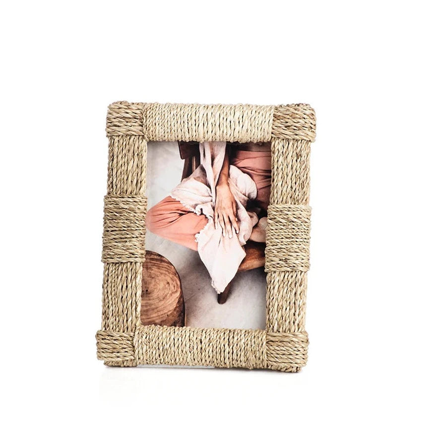 Abaca Rope Photo Frame - 5x7 - Nest