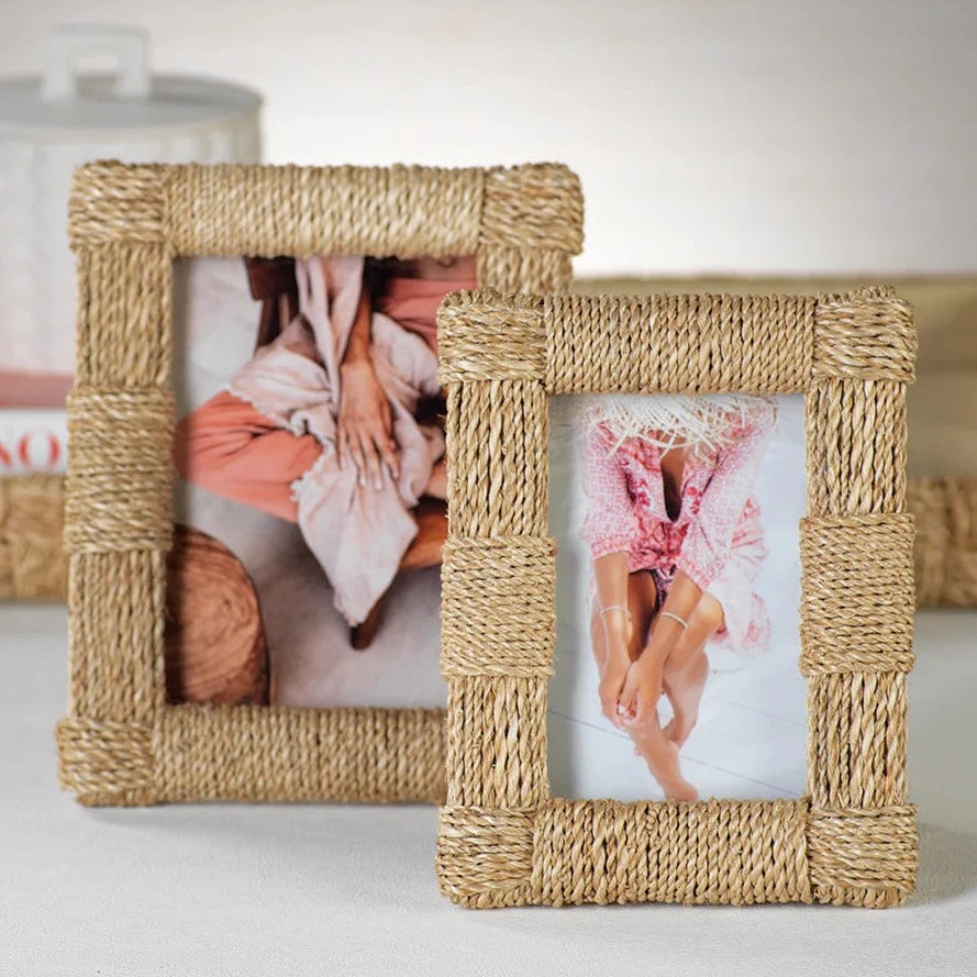 Abaca Rope Photo Frame - 5x7 - Nest