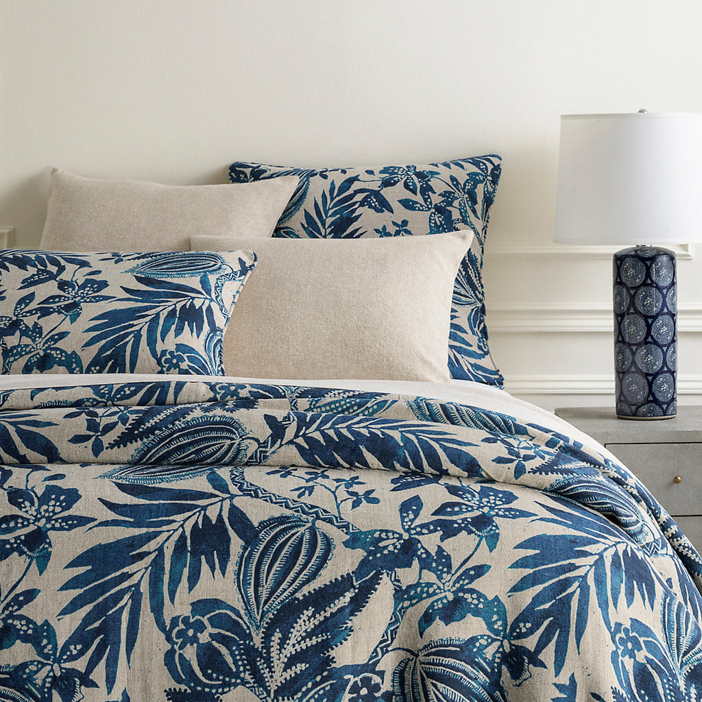 Antigua Linen Blue Brush - Nested Designs