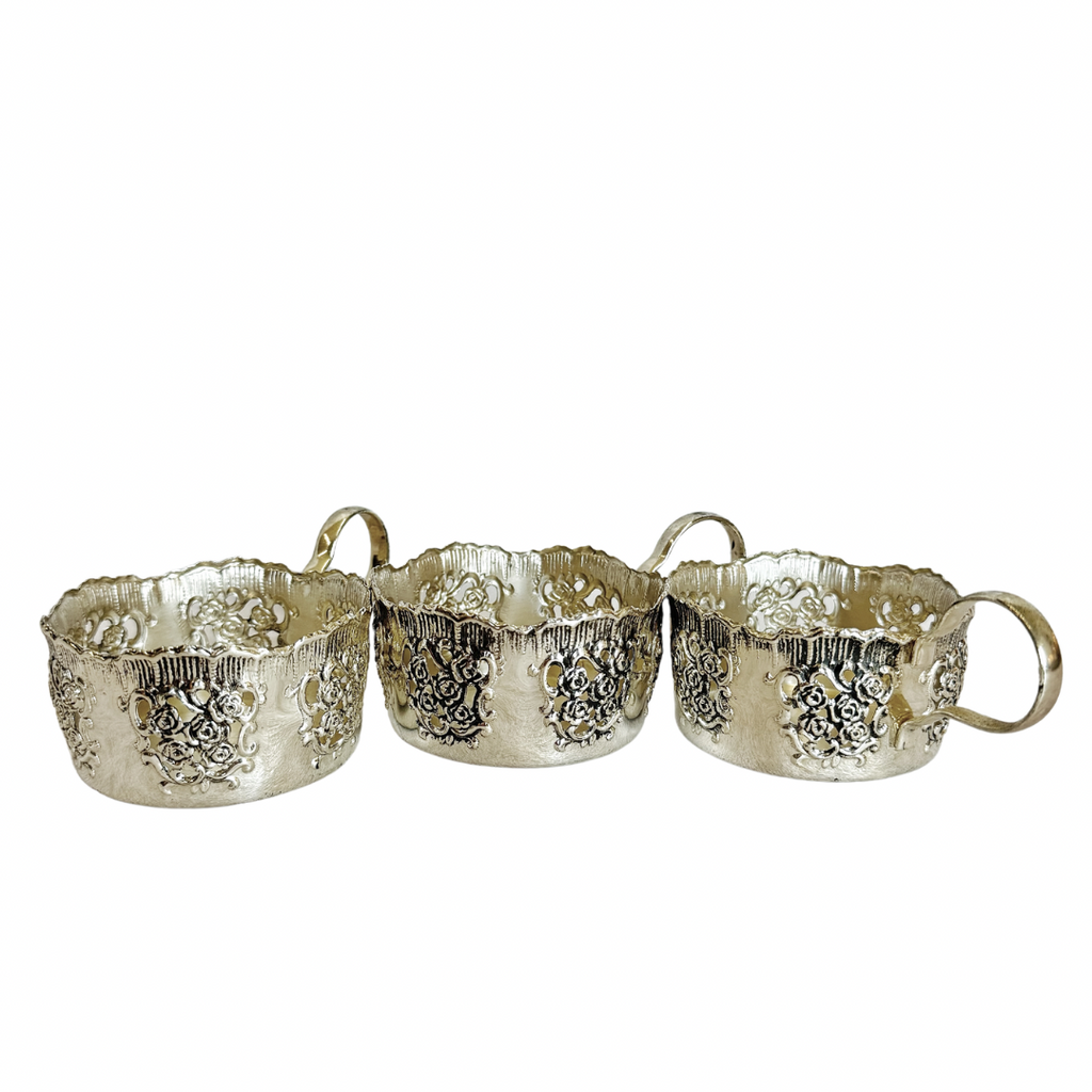 Perforated Votive Holder, Set of Three - Nested