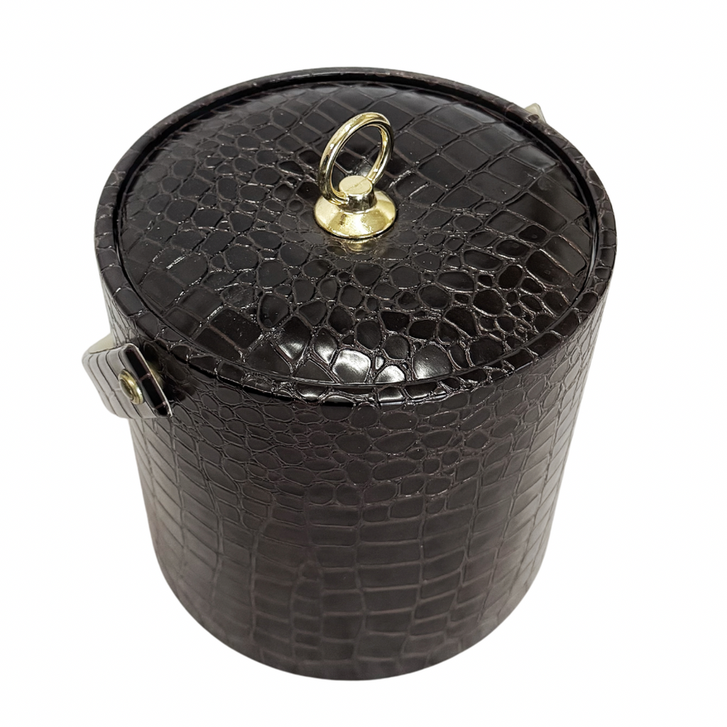 Vintage Crocodile Ice Bucket - Nested