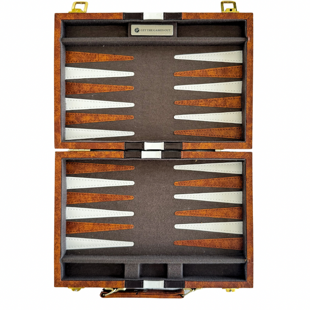 Vintage Backgammon Set - Nested