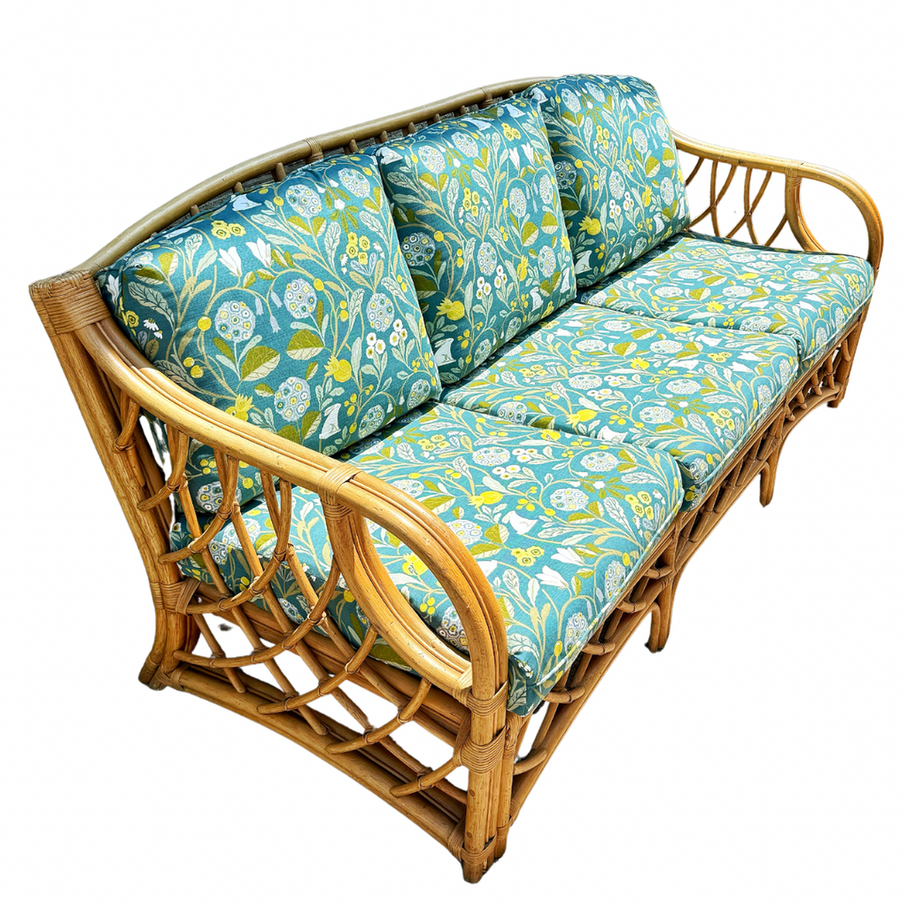 Vintage Rattan Sofa - Nested