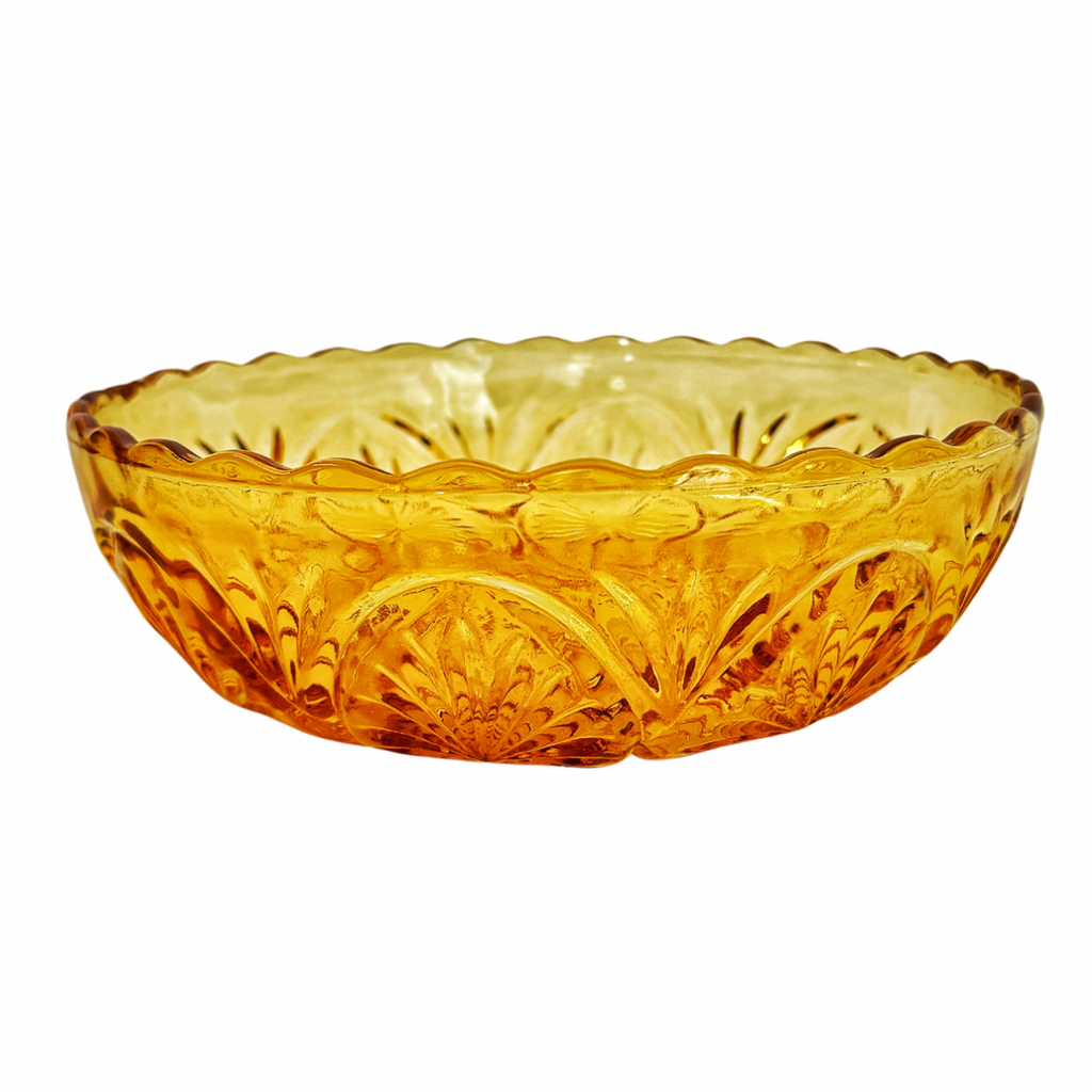 Anchor Hocking Amber Dish - Nested