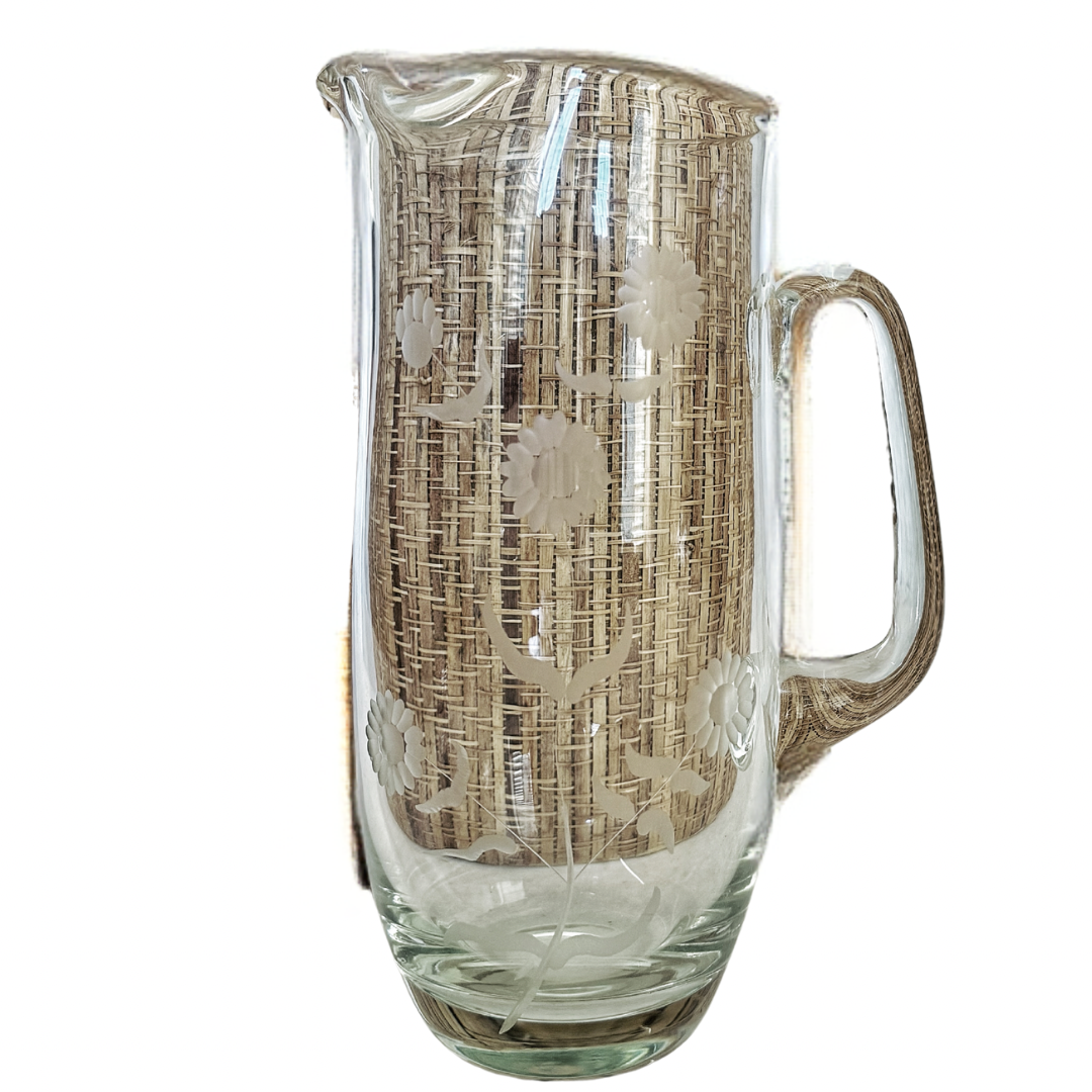 Floral Crystal Pitcher – Nest Interior Design